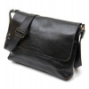 Сумка мужская GRANDE PELLE из качественной кожи (GP0429black)
